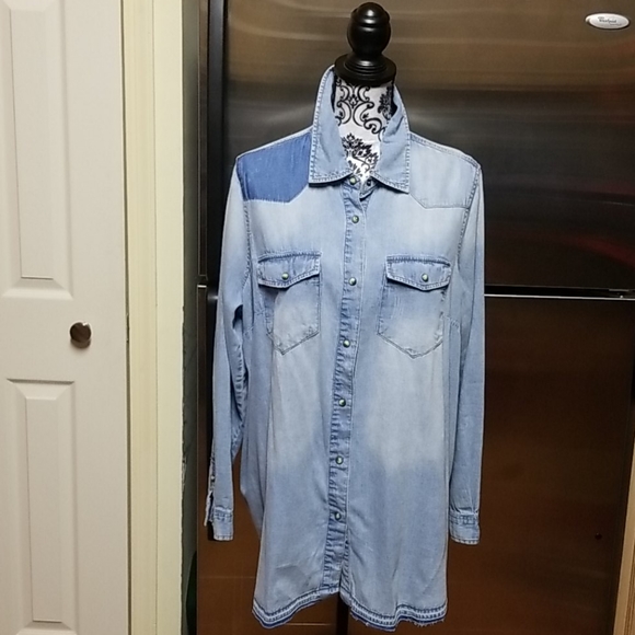 Lane Bryant Tops - Lane Bryant Jean Shirt